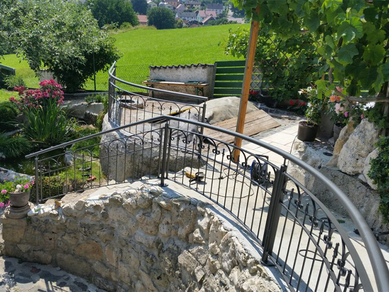 Geländer für Gartenanlage in Sinzing bei Regensburg